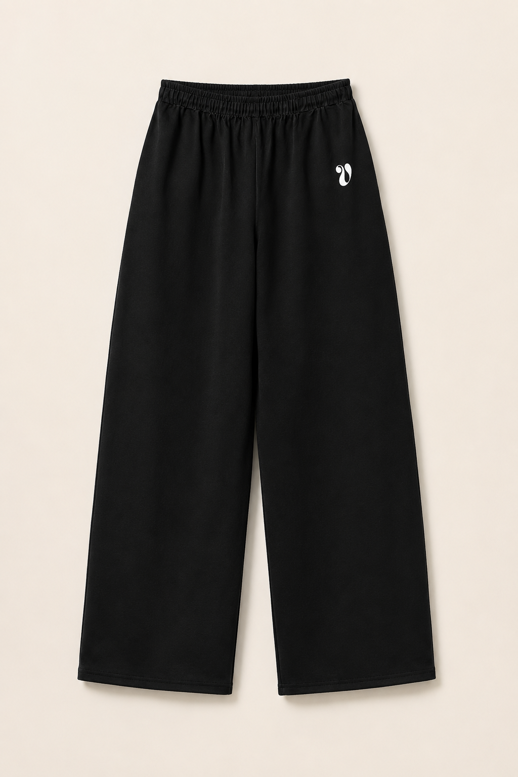 Signature V Wide-Leg Jogger Black