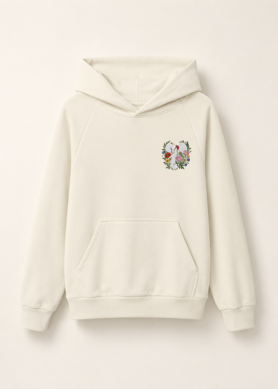 Floral V Heavyweight Hoodie