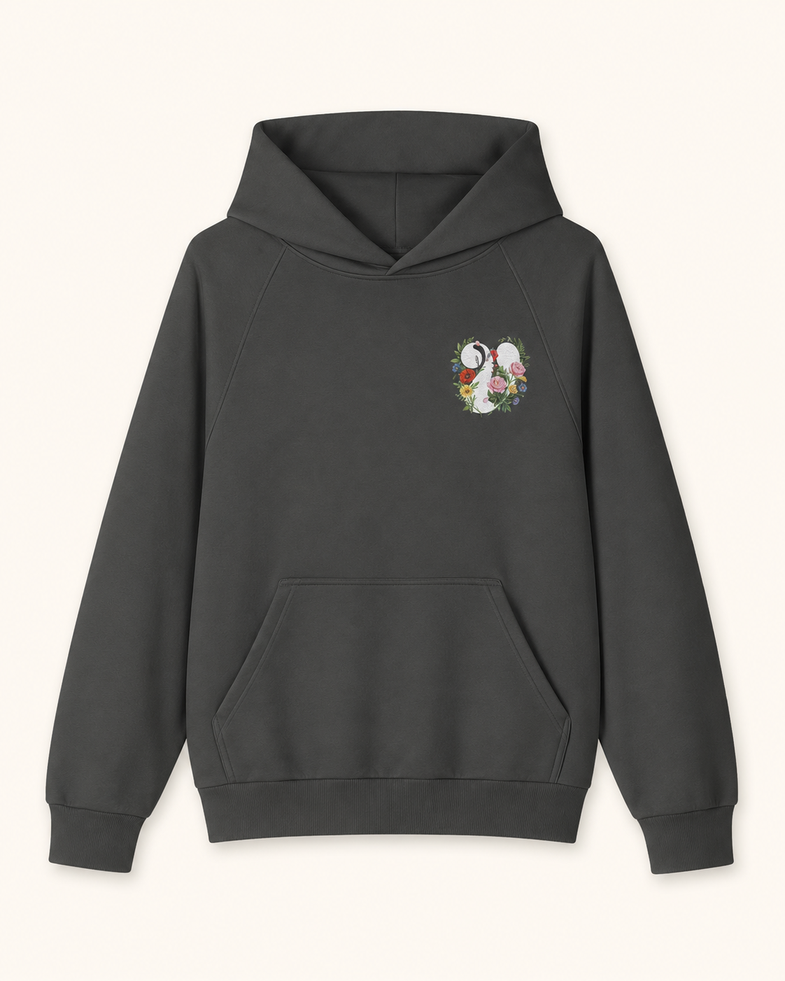 Floral V Heavyweight Hoodie
