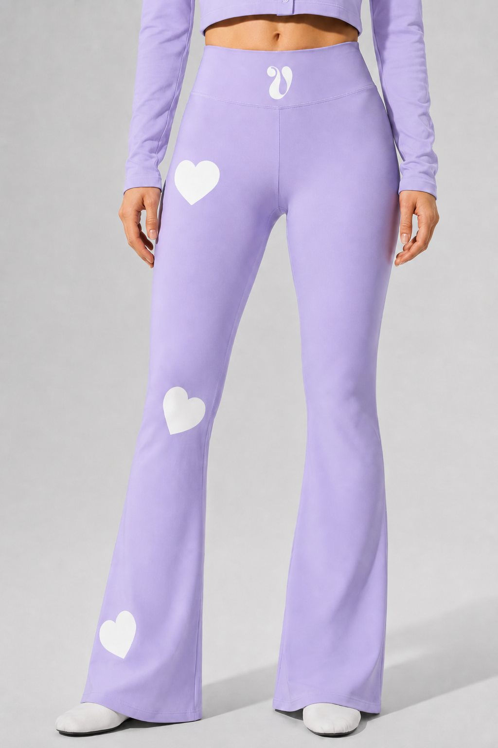 Signature Heart Flare Leggings