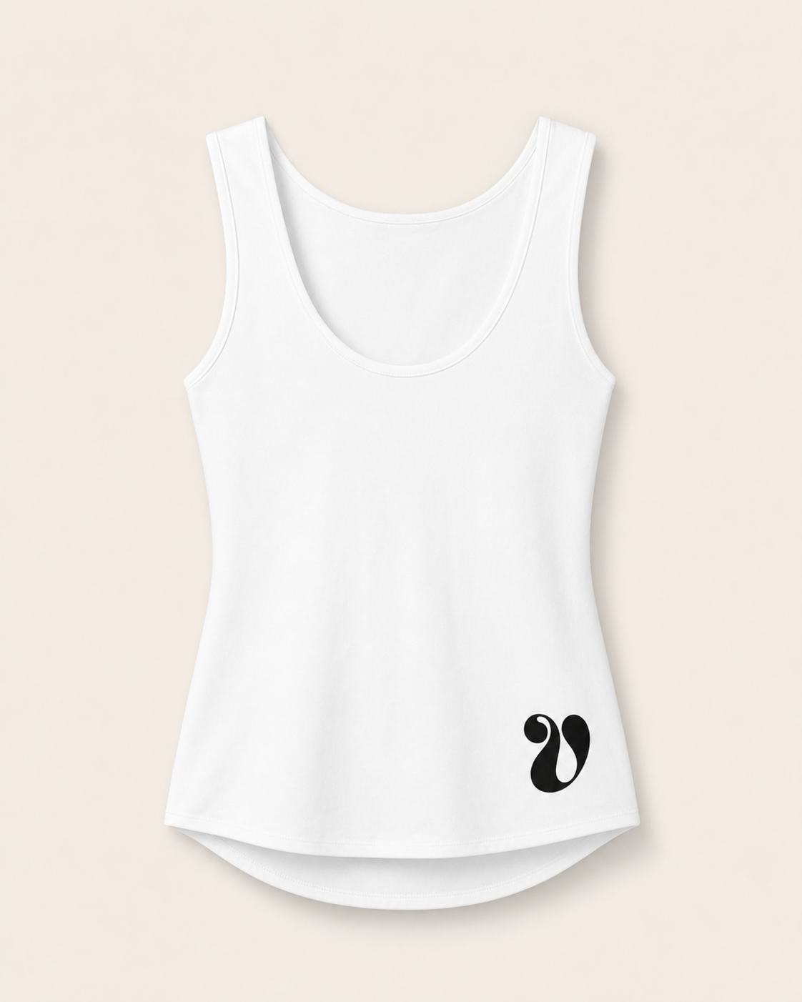 Signature V Cotton Tank Top